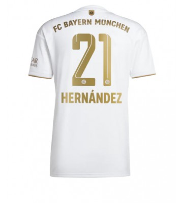 Bayern Munich Lucas Hernandez #21 Bortedrakt 2022-23 Kortermet